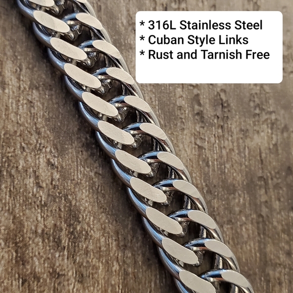 C7 NEW 316L Stainless Steel Bracelet - Picture 7 of 10